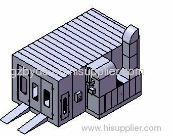 Economical car spray booth