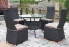 Outdoor furniture fabric dining set