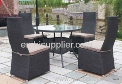 Outdoor furniture fabric dining set