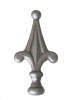 Wrought iron spear head