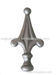 Wrought iron spear heads