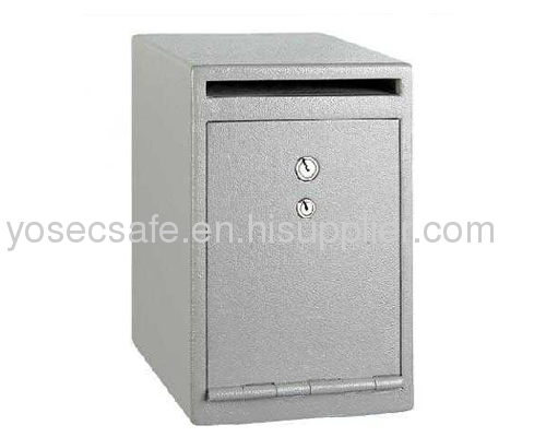 under-counter cash deposit safe with UL dual nose key lock