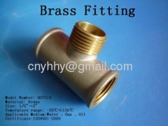 Brass Fitting plumbing tee fitting