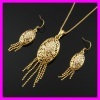 Indian Gold Plated Jewelry Set 1120342