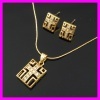 18k gold plated set 1120275