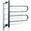 Curved Stainless steel Electric Heated Towel Rails