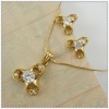 18k gold plated earring 1120338