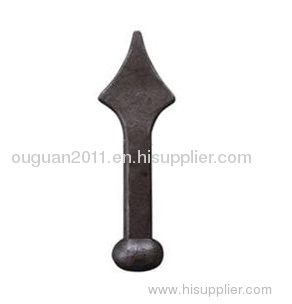 good quality wrought iron spear top