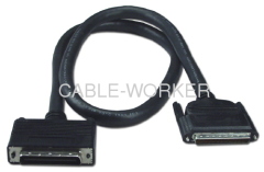 SCSI HPCen60 (MicroCen60) Male to HPDB68 (MicroD68) Male Premium Cable