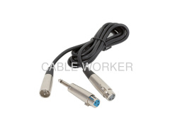 XLR Male to XLR Female extension Cable for Microphone & Interconnect