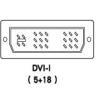 DVI-I single link Male to Male - DVI Cable - Digital and Analog