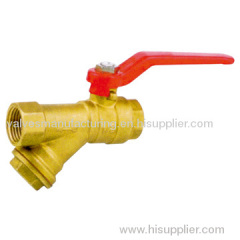 Brass filter ball valves/filter/strainer/Ball valves with strainer