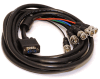 SVGA Super-Shielded cable- HD15 to 5 BNC - RGB - Male to Male
