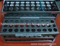Laboratory equipment Stainless steel test tube rack