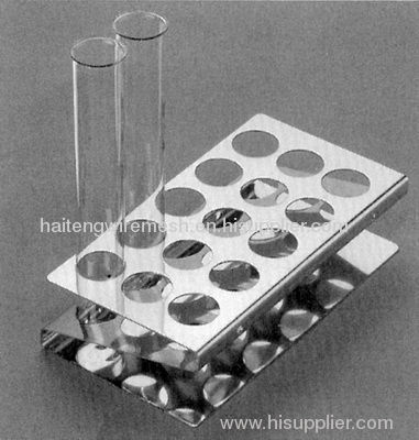 Laboratory equipment Stainless steel test tube rack