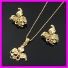 18k gold plated set 1120380