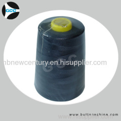 Spun polyester sewing thread