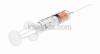 safety syringe with retractable needle