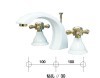 waterfall sink faucet white clour