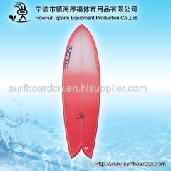 PU surfboard+logo+fiber+fin set up