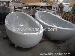 moon white marble bathtub, natural stone tubs.