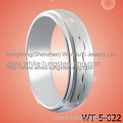 New Jewelry Ring White Tungsten ring