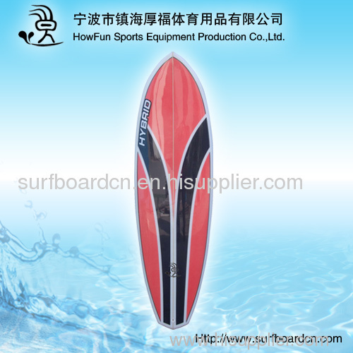 boxy rail PU surfboard