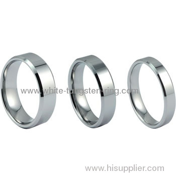 Polished Plain Tungsten Ring