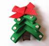 girls hairbows christmas tree clips