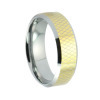 Gold Plated and Laser Tungsten Ring