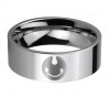 U U Laser Tungsten Ring