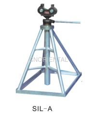 hand operated simple drum lifting jack for manual stringing