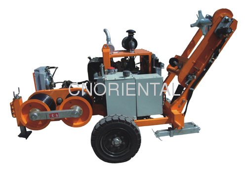 6 Ton hydraulic conductor stringing equipment for overhead electric transmission lines