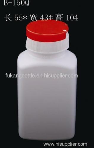 150cc Square HDPE Bottle