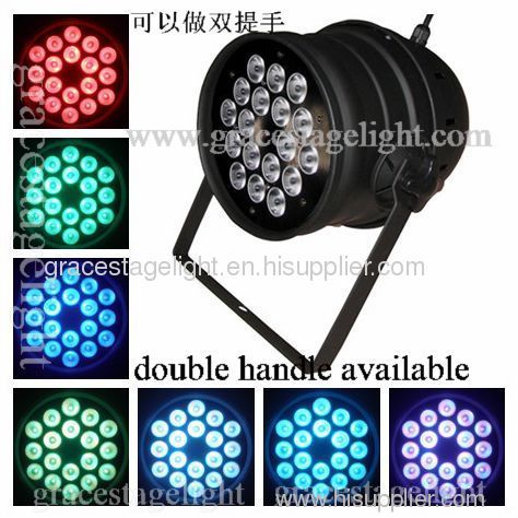 Tri color 18X4w led par light