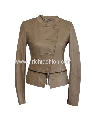 A Quality lamb nappa ladies' jacket