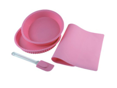 4Pcs Silicone Cake Mold Set