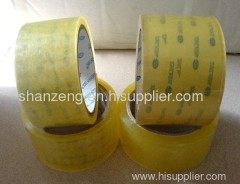 yellowish adhesive tape
