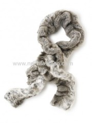 Fake rabbit fur scarf