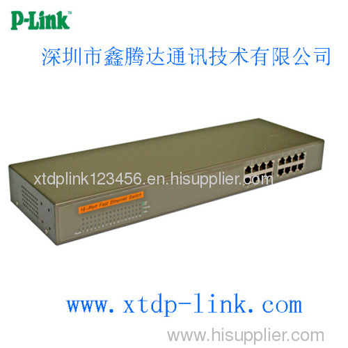 16 port 10/100M unmanaged ethernet switch hub