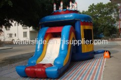 Birthday water slide bounce house