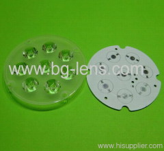 8x1W led lens with PCB