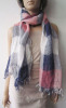 100% linen woven scarf