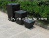 Outdoor rattan Flower Planter Box garden furniture