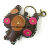 Leather Key Chain Ring