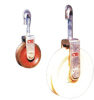hook type clip-in sagging block pulley