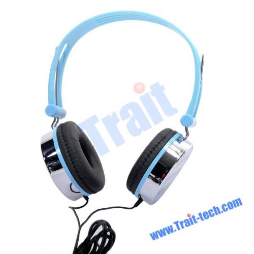 Blue Star Pattern Headset Headphone for PC Computer 3.5mm Jack
