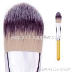 Professional 3 tone synthetic hair foundation brush