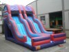Double lanes water slide inflatable parks