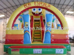 inflatable Spongebob slide